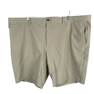 Tommy Bahama Mens Chip Shot Golf Shorts Size 54‎ Beige Stretch Nylon Blend read